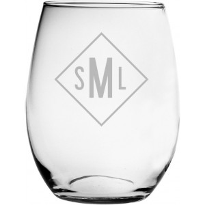 Susquehanna Glass Personalized Contempo 21 oz. Stemless Wine Glass ZSG4470